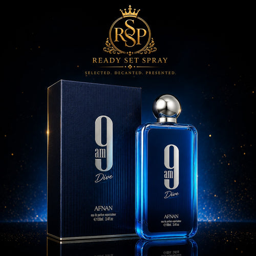 Afnan 9AM Dive fragrance — Ready Set Spray