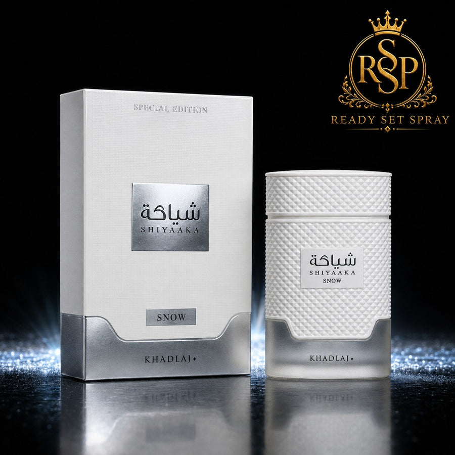 Khadlaj Shiyaaka Snow Special Edition fragrance — Ready Set Spray