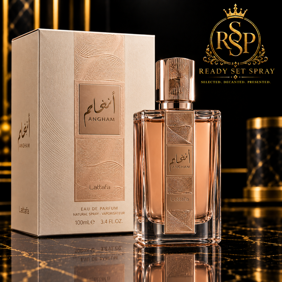 Lattafa Angham Eau de Parfum fragrance decant - Ready Set Spray