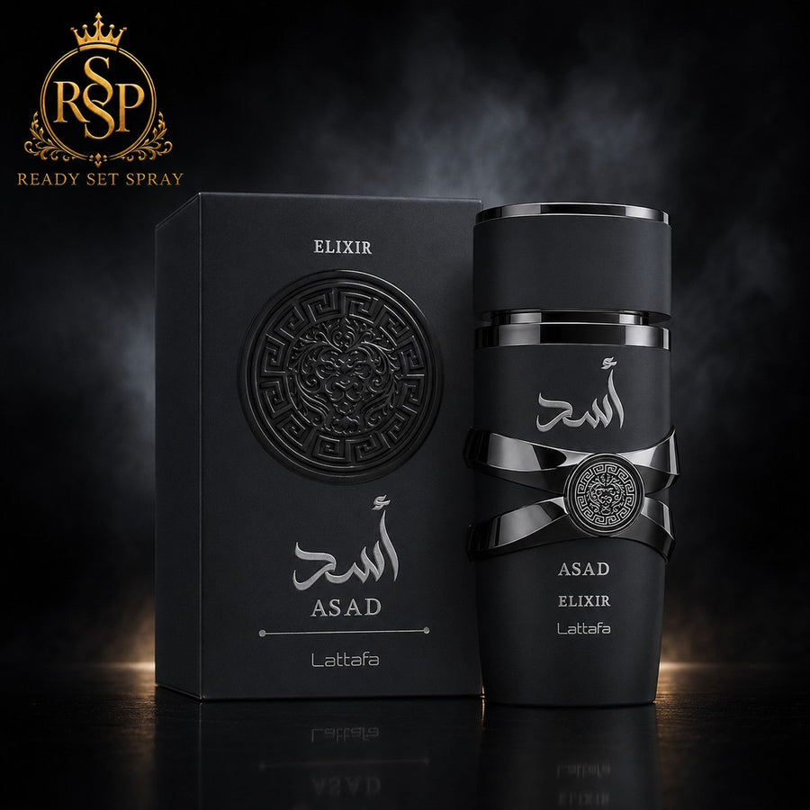 Lattafa Asad Elixir fragrance — Ready Set Spray