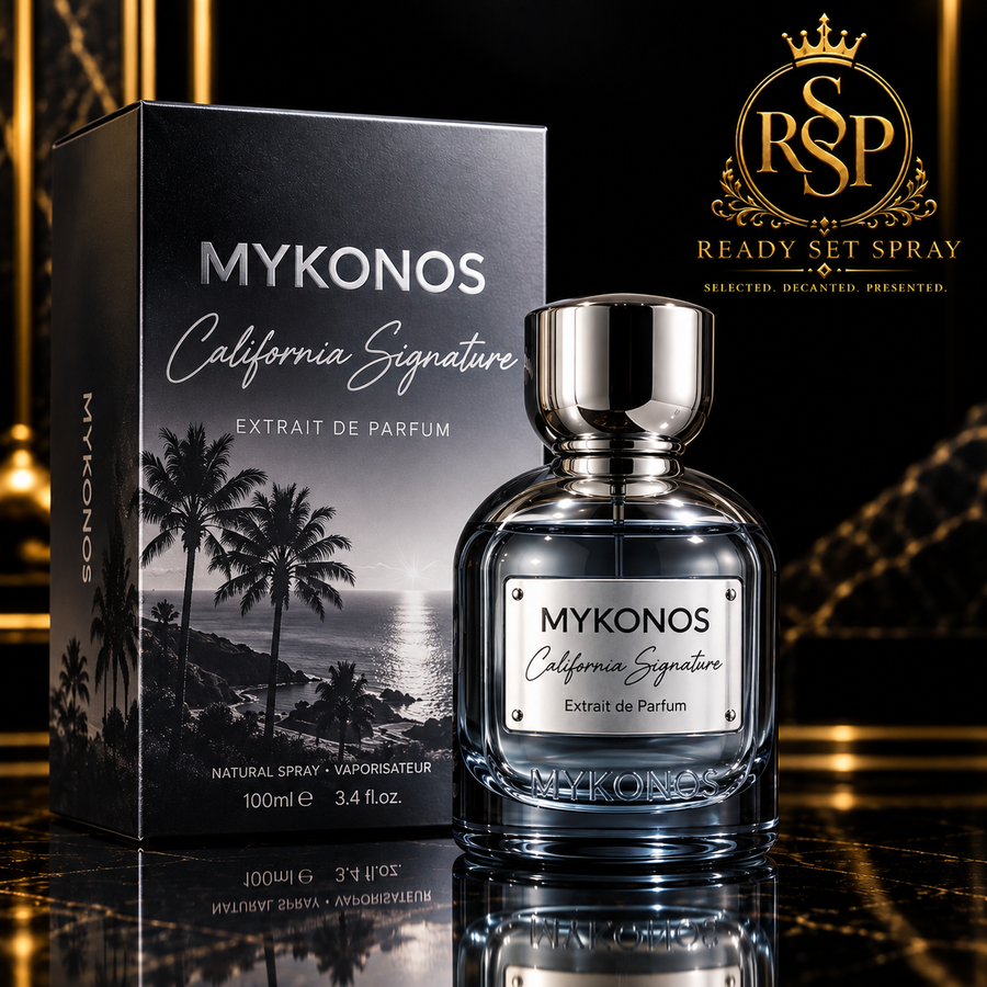 Mykonos California Signature fragrance decant - Ready Set Spray
