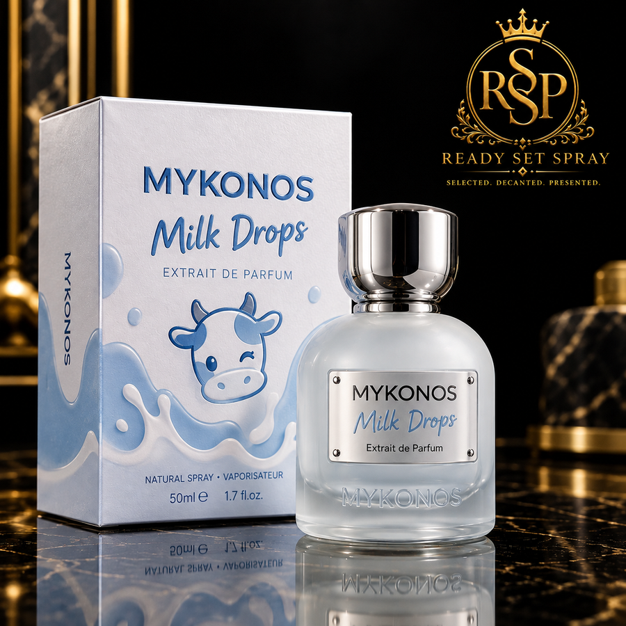 Mykonos Milk Drops fragrance decant - Ready Set Spray