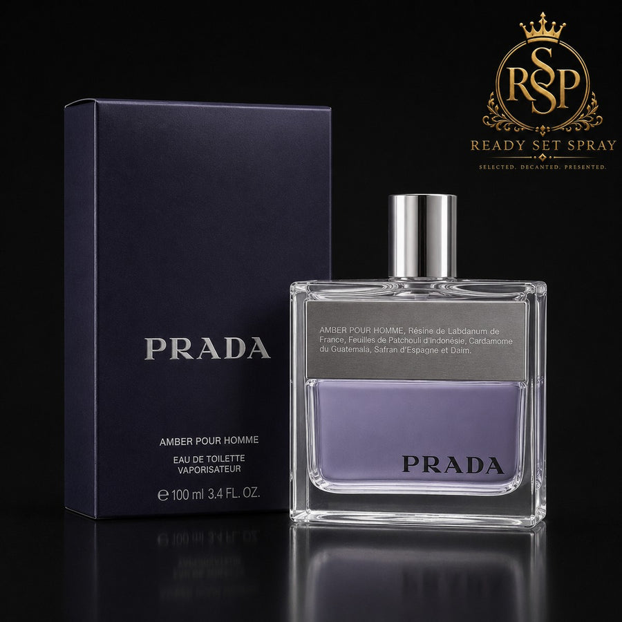Prada Amber Pour Homme fragrance — Ready Set Spray